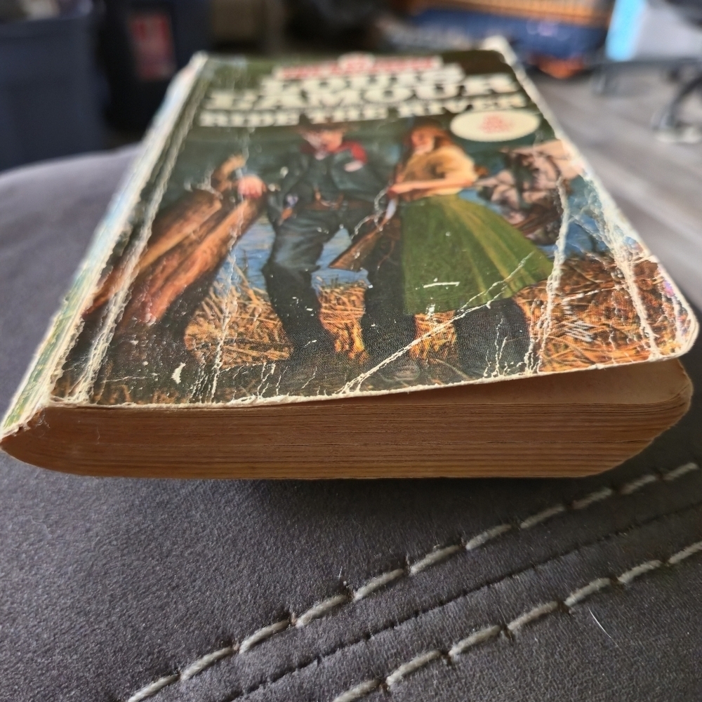 Louis L’Amour Ride The River 1983 Vintage Paperback The Sacketts #17 - Picture 7 of 10